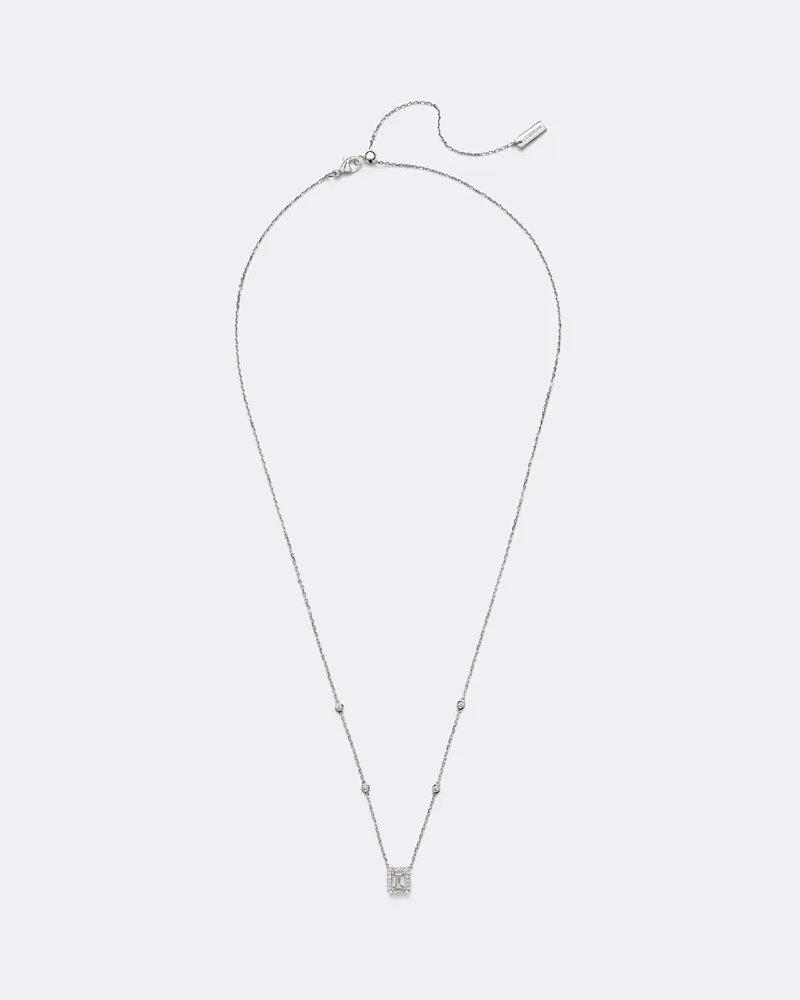 Messika Halskette Joy aus 18kt Weißgold mit Diamanten Silber