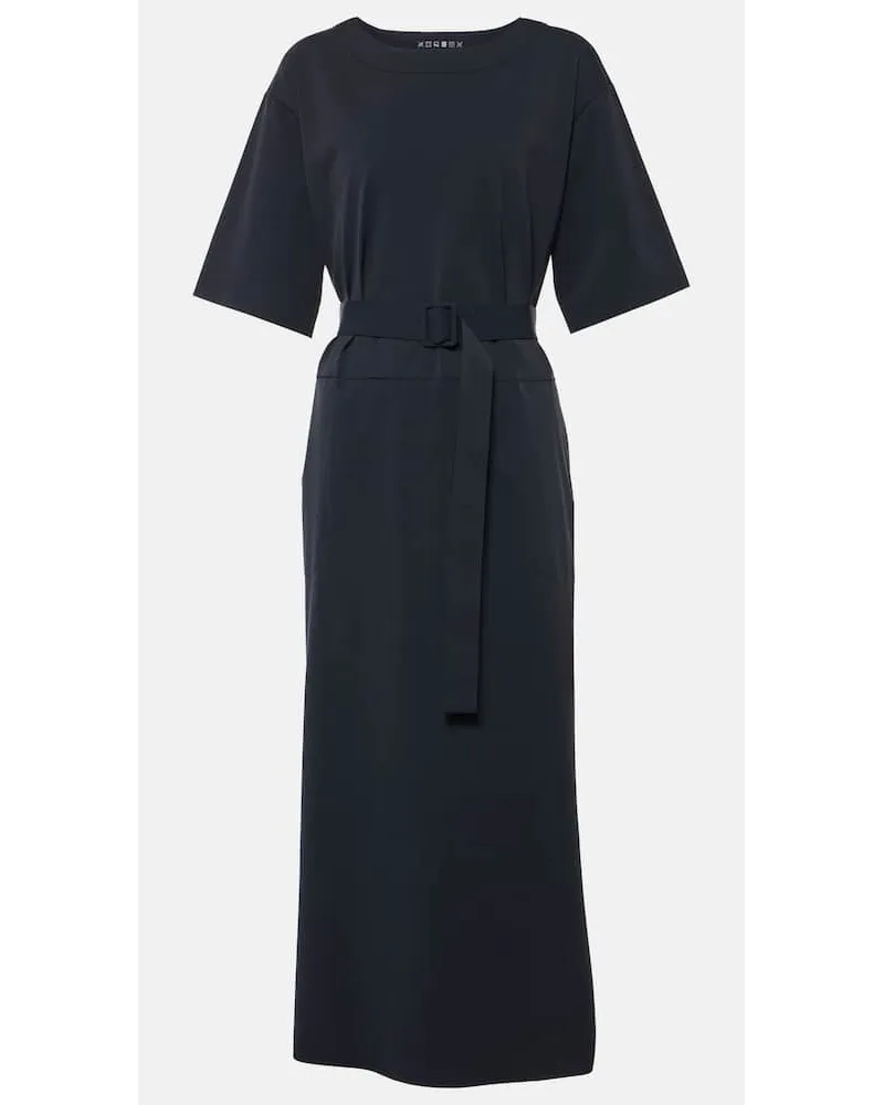 Max Mara Midikleid Amati Blau