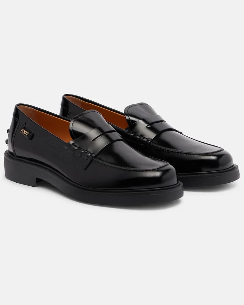 TOD'S Loafers aus Leder Schwarz