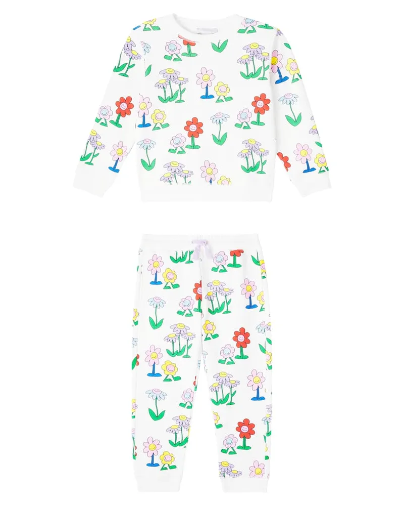 Stella McCartney Kids Set aus Sweatshirt und Jogginghose Multicolor