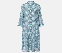 Hemdblusenkleid Steppa aus Baumwolle und Seide