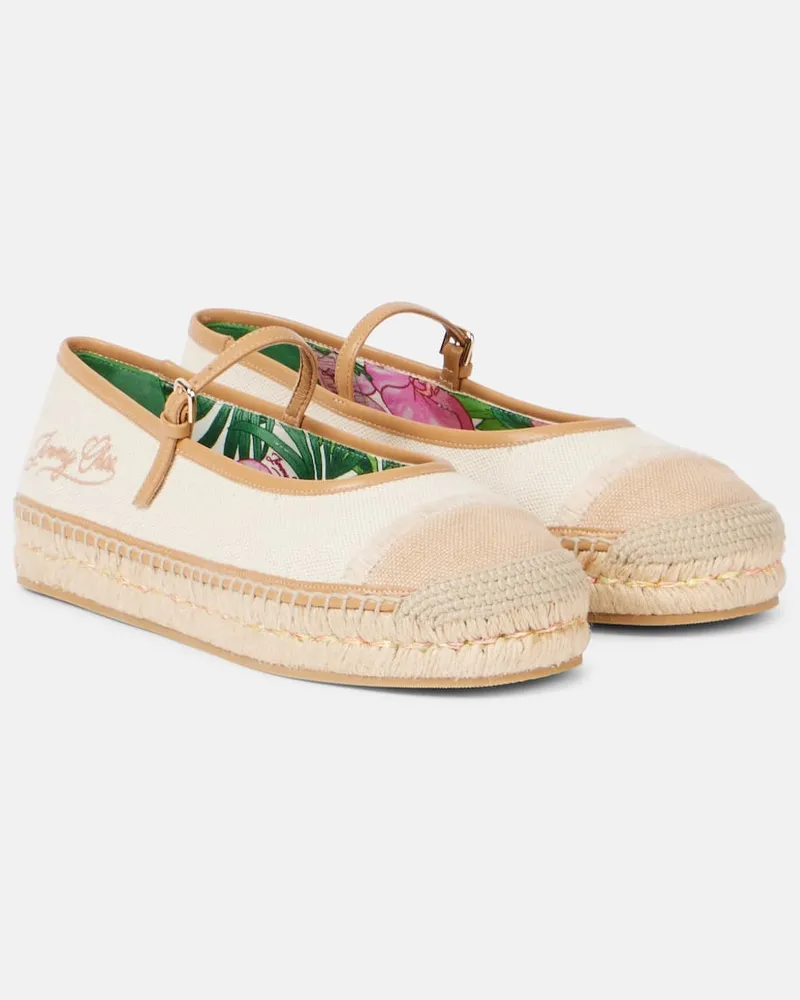 Jimmy Choo Espadrilles Aciel Neutral
