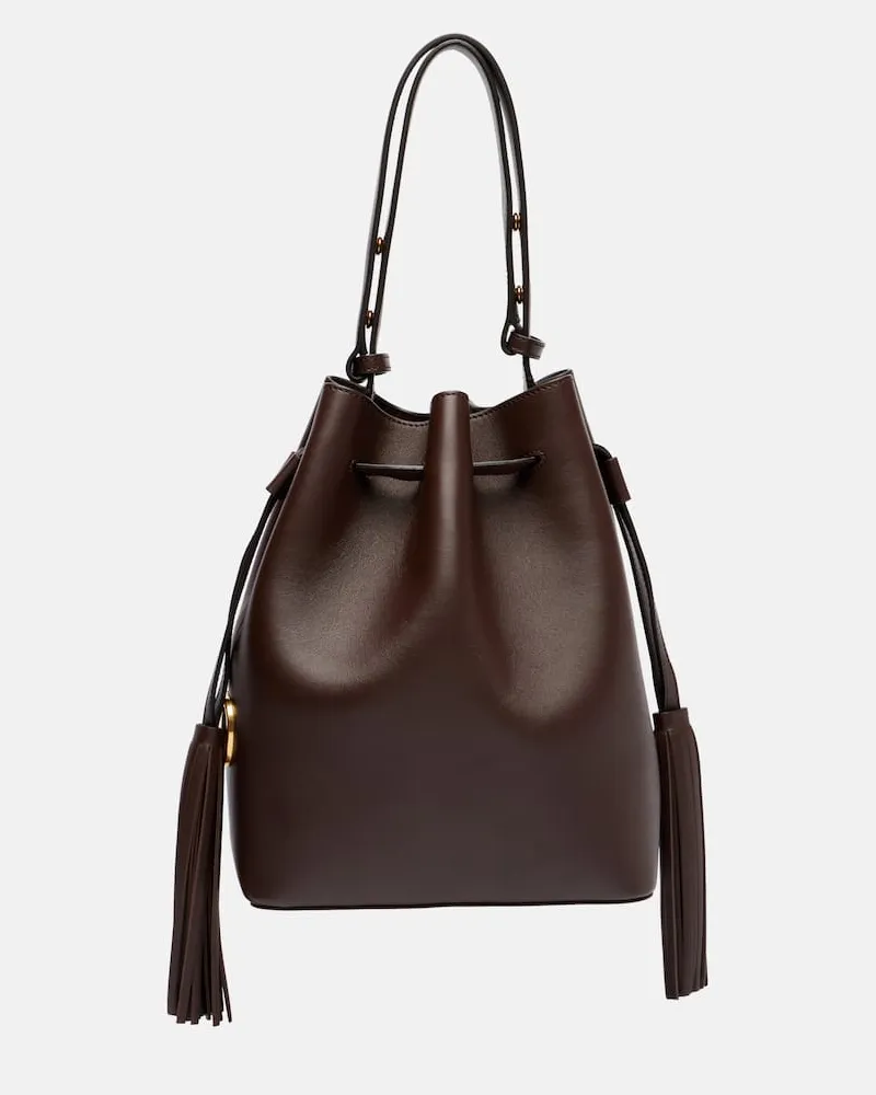 Valentino Garavani Bucket Bag So Seau aus Leder Braun