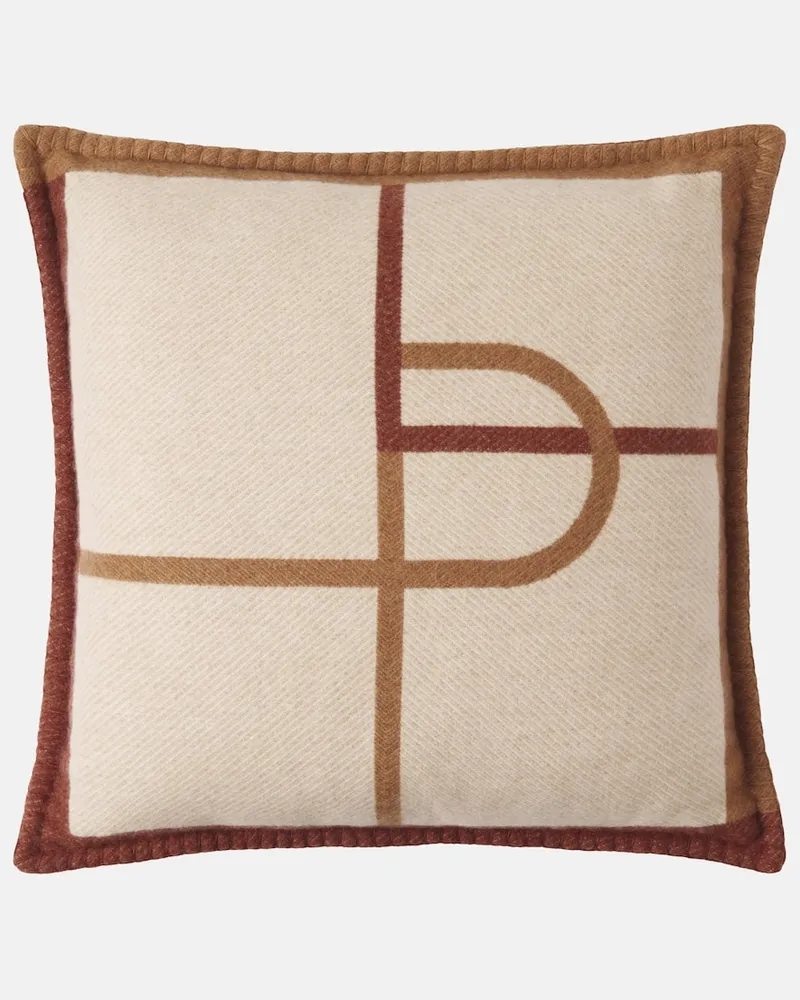 Loro Piana Kissen aus Kaschmir Neutral