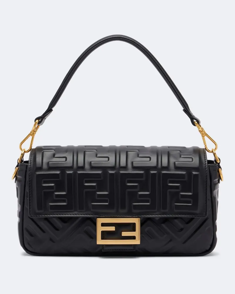Fendi Schultertasche Baguette® 26424 Small Schwarz