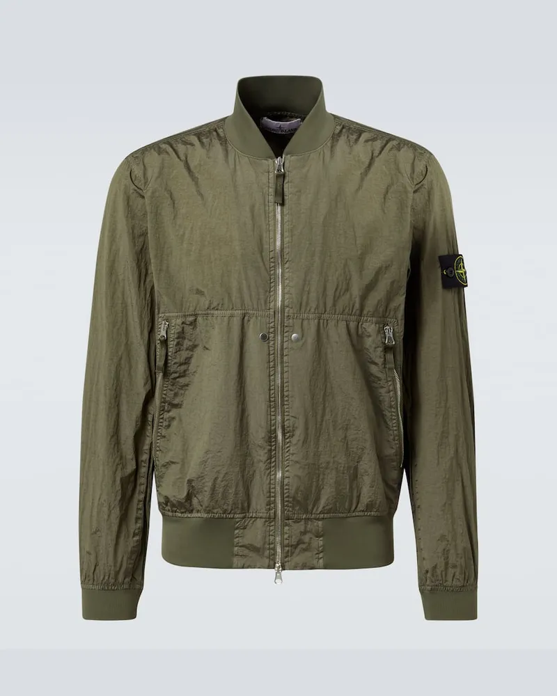 Stone Island Bomberjacke Compass Grün