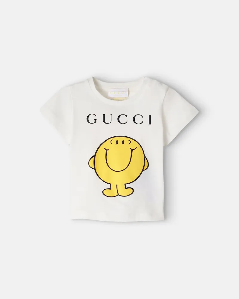 Gucci X Mr. Men Little Miss Baby T-Shirt Weiß