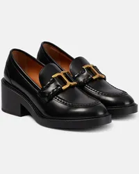 Chloé Chloe Loafer-Pumps Marcie aus Leder Schwarz