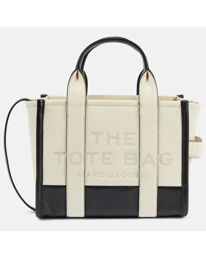 Marc Jacobs Tote The Small aus Leder Weiss