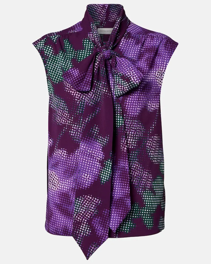Dries van Noten Bedrucktes Top Multicolor