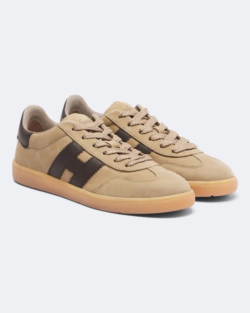 Hogan Sneakers H647 aus Leder Beige