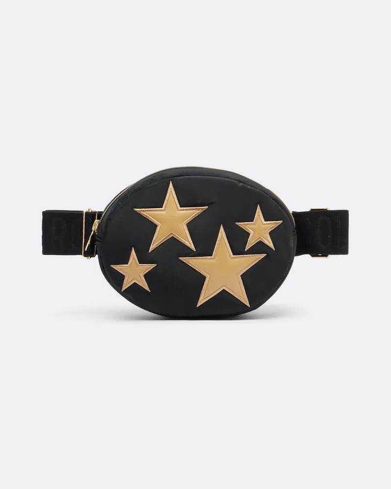 GOLDBERGH Bestickte Gürteltasche Amayi Small Schwarz