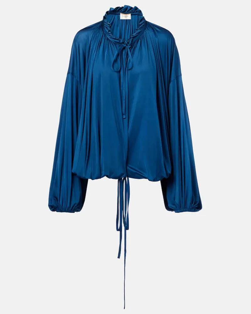 Saint Laurent Bluse Grau