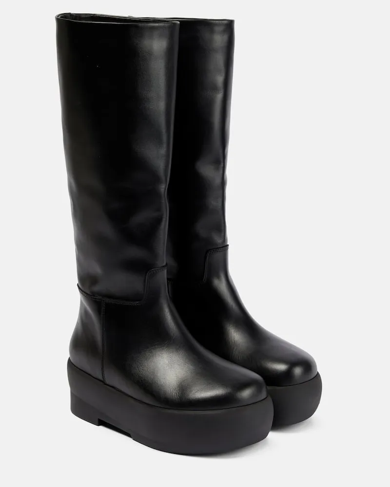 Gia Borghini Stiefel Rosie 16 aus Leder Schwarz