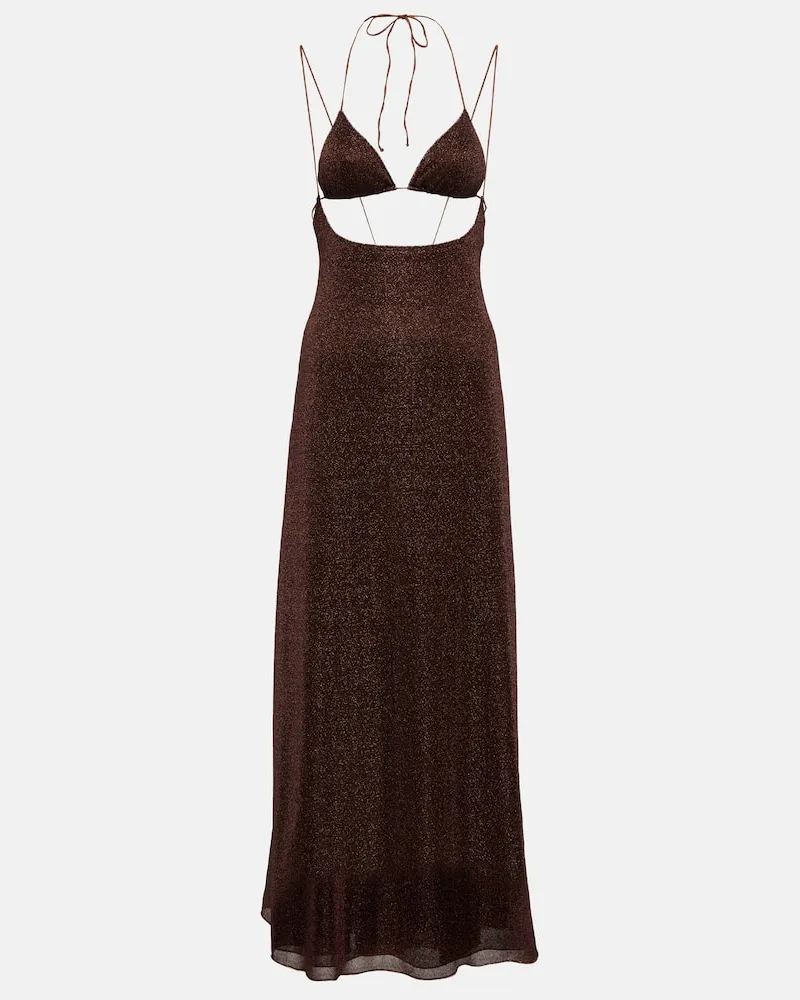 Oséree Oséree Maxikleid Lumière Kini Braun