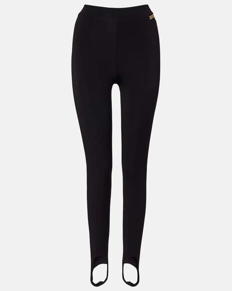 Balmain Leggings aus Jersey Schwarz