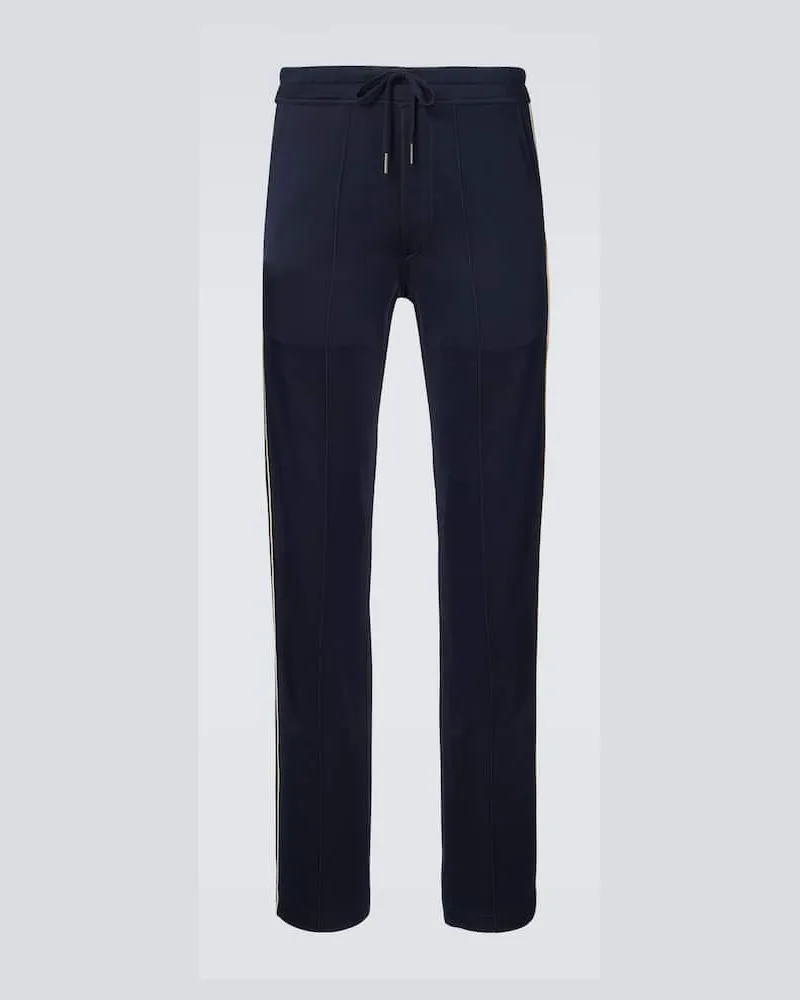 Tom Ford Jogginghose aus Jersey Blau