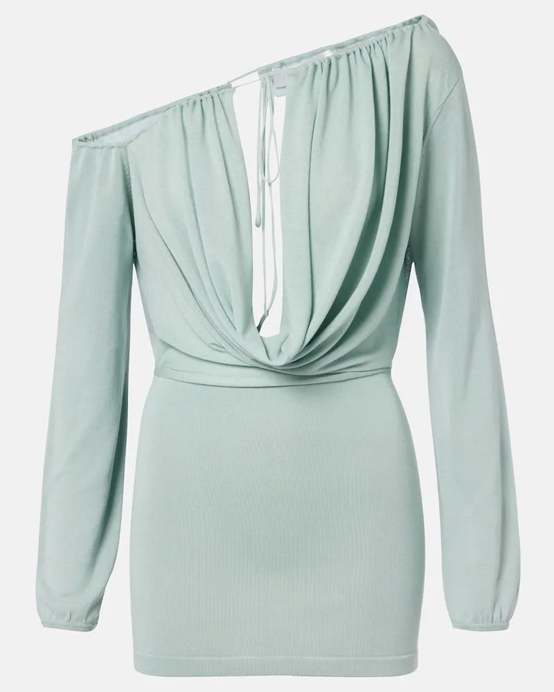 Aya Muse Asymmetrisches Minikleid Sola Blau