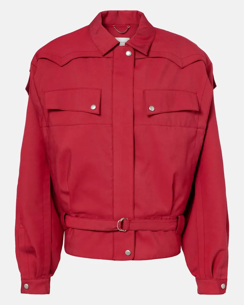 Magda Butrym Jacke Rot
