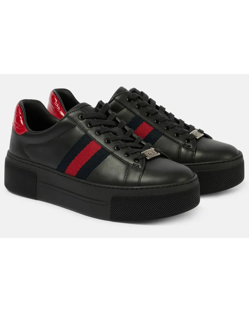 Gucci Sneakers  Ace aus Leder Schwarz