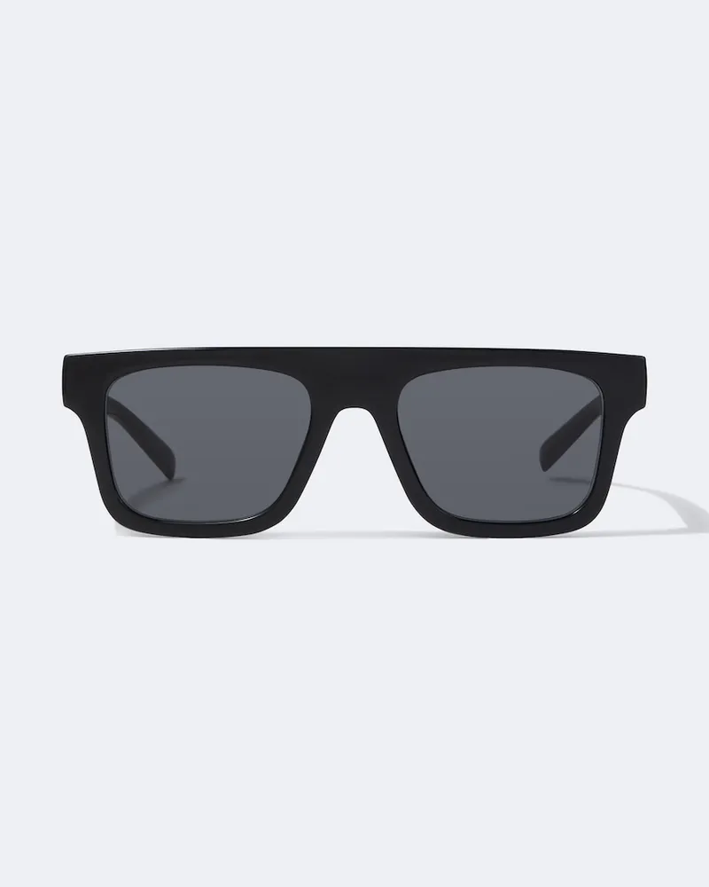 Gucci Flat-Top-Sonnenbrille Schwarz