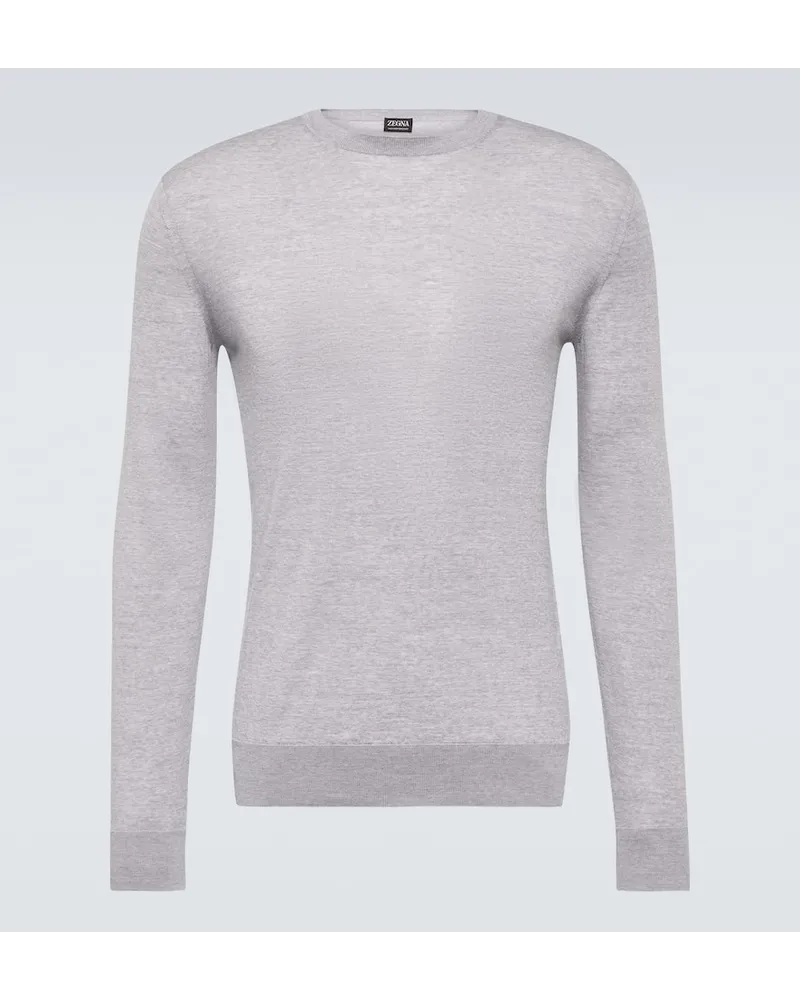 Ermenegildo Zegna Pullover aus Wolle Grau