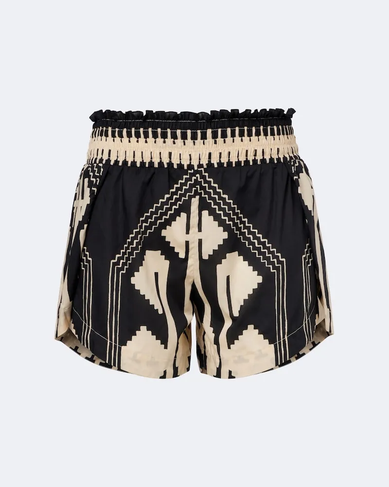 Johanna Ortiz Bedruckte Shorts aus Baumwolle Multicolor