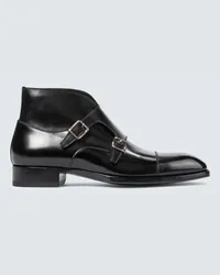 Tom Ford Monkstrap-Schuhe Sutherland Schwarz