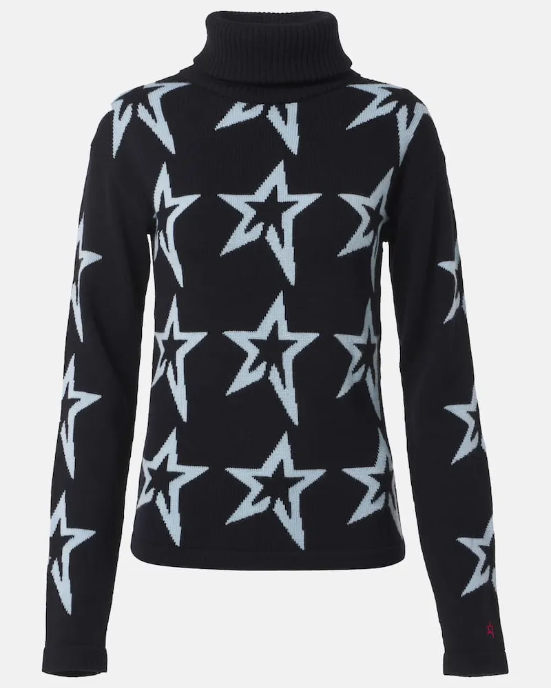 Perfect Moment Skipullover Star Dust aus Wolle Blau