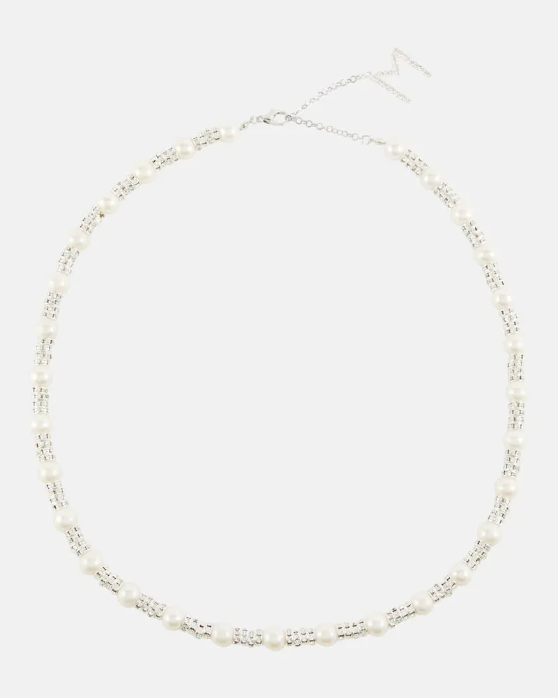 Magda Butrym Halskette mit Rosenquarz Metallic