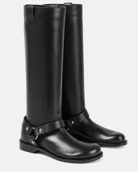 Loewe Bikerstiefel Campo aus Leder Schwarz