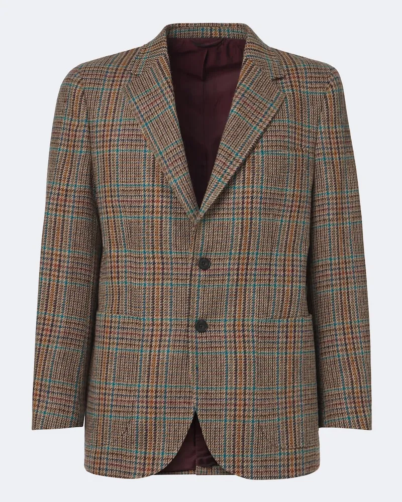 Rubinacci Blazer aus Schurwolle Multicolor