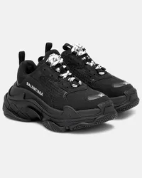 Balenciaga Sneakers Triple S Schwarz