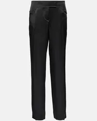 Tom Ford Hose aus Satin Schwarz