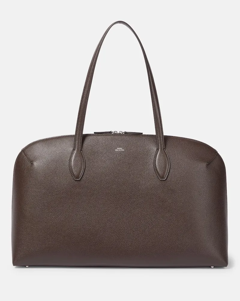 Totême Tote Bag aus Leder Braun