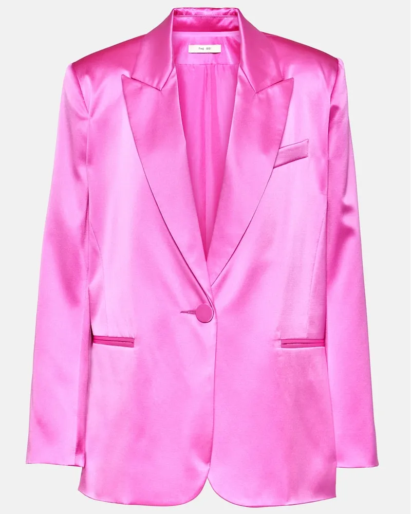The Sei Oversize-Blazer aus Seide Pink