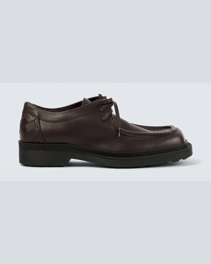 Bottega Veneta Schnürschuhe Ben aus Leder Braun