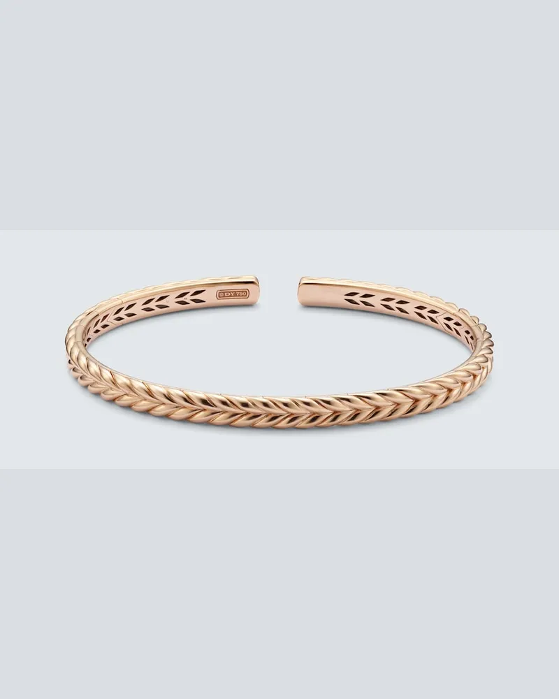 David Yurman Armreif Chevron aus 18kt Roségold Gold