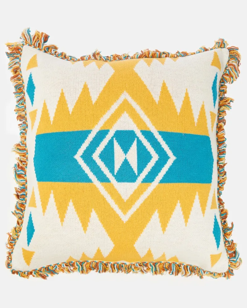 Alanui Kissen Icon aus Wolle Multicolor