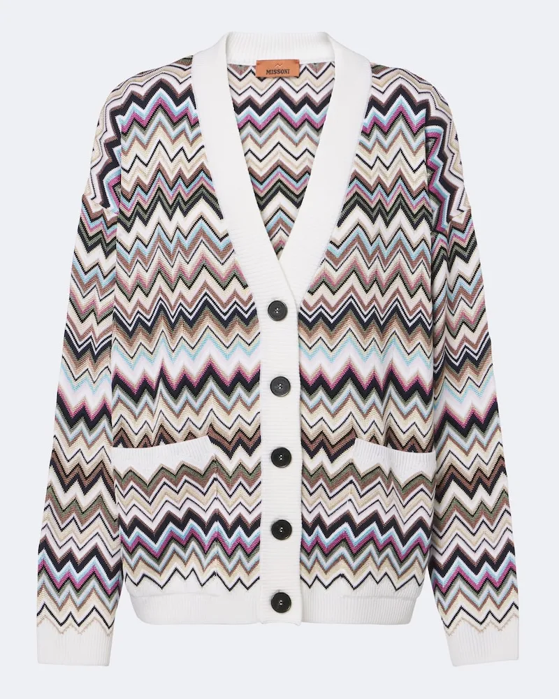 Missoni Cardigan Zigzag Multicolor