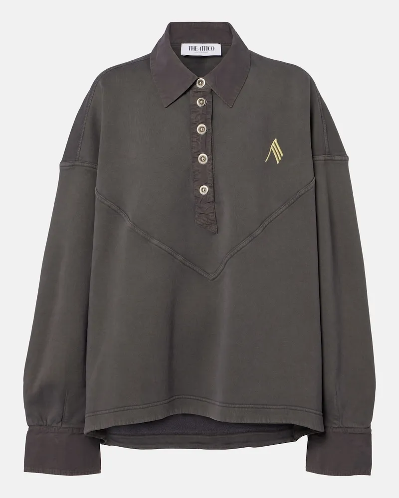 ATTICO Sweatshirt aus Baumwolle Grau
