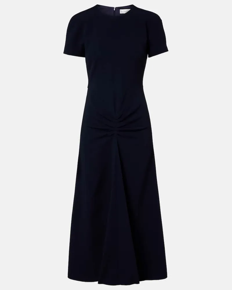 Victoria Beckham Midikleid aus Jersey Blau