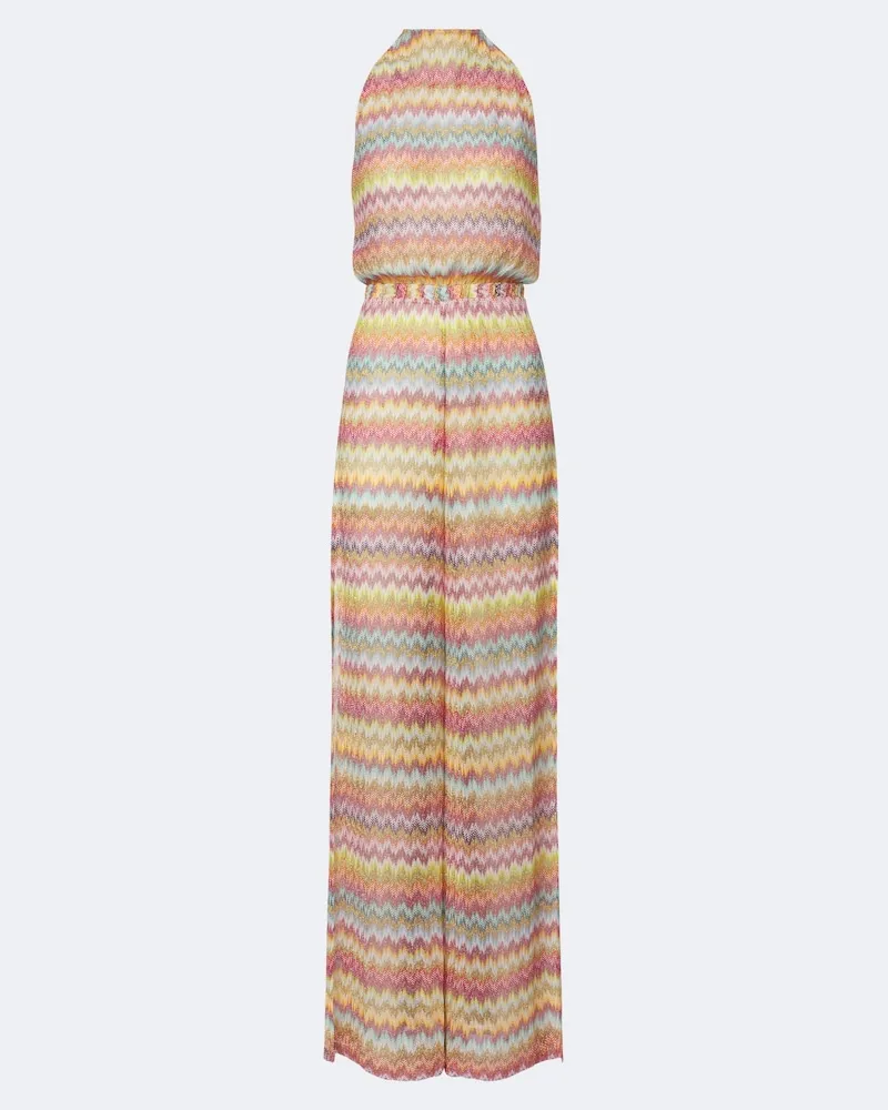 Missoni Jumpsuit aus Häkelstrick Multicolor