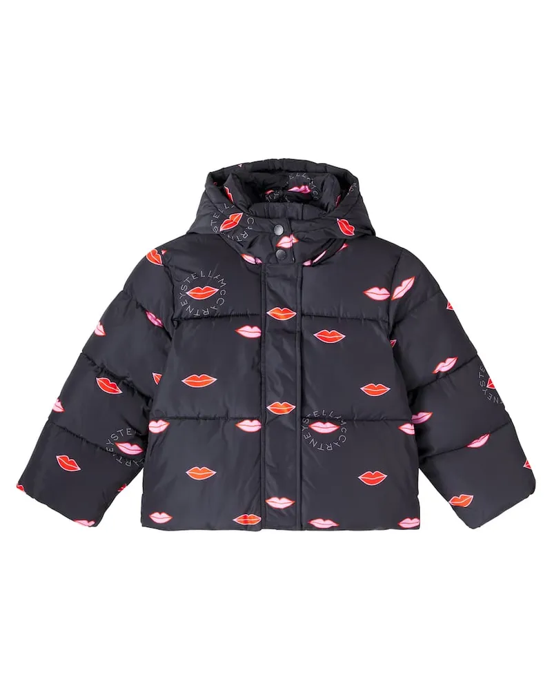 Stella McCartney Kids Bedruckte Jacke Schwarz