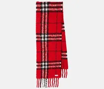 Schal Burberry Check aus Bouclé
