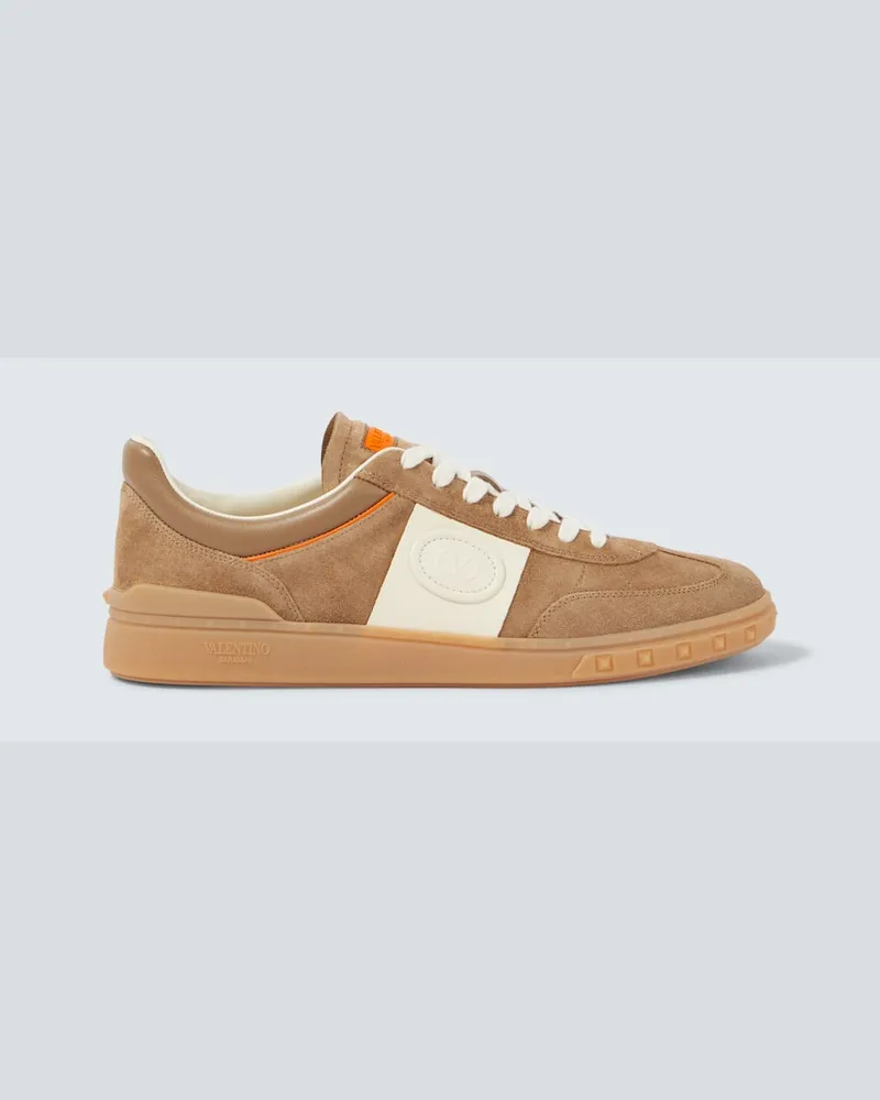 Valentino Garavani Sneakers Upvillage aus Veloursleder Braun