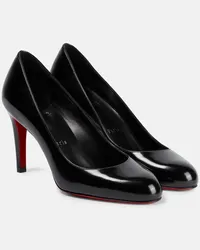 Christian Louboutin Pumps Pumppie 85 aus Lackleder Schwarz