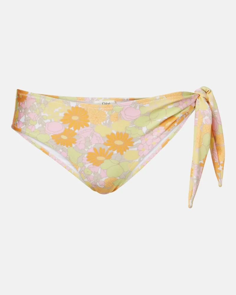 Chloé Chloé Bedrucktes Bikini-Höschen Multicolor