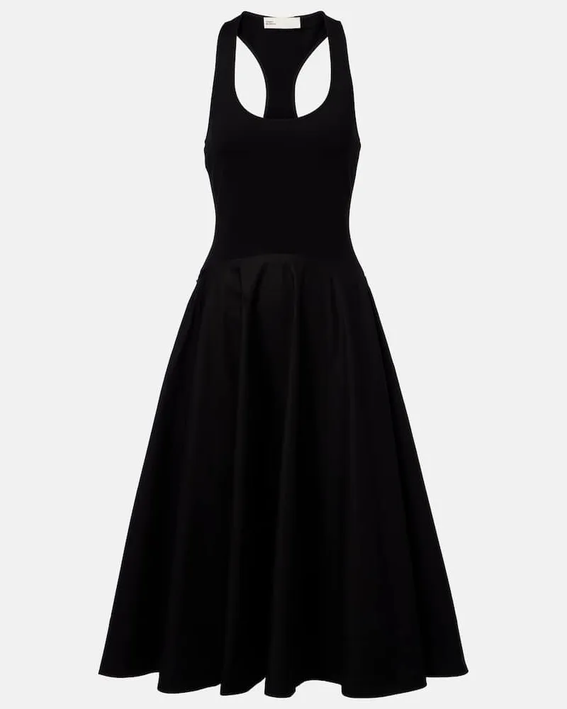 Tory Burch Midikleid Schwarz