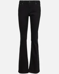 Adriano Goldschmied Low-Rise Flared Jeans Schwarz